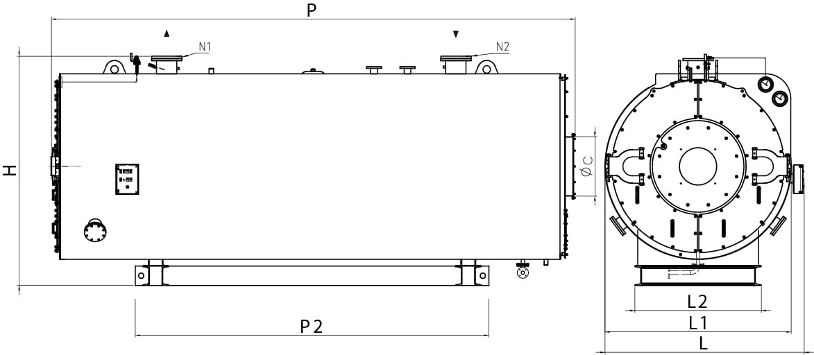 TNOX EN Газовый водогрейный котел ICI CALDAIE